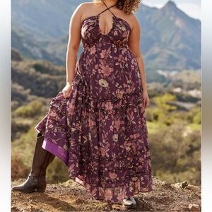 Torrid Festi Bow Back Halter Maxi Dress